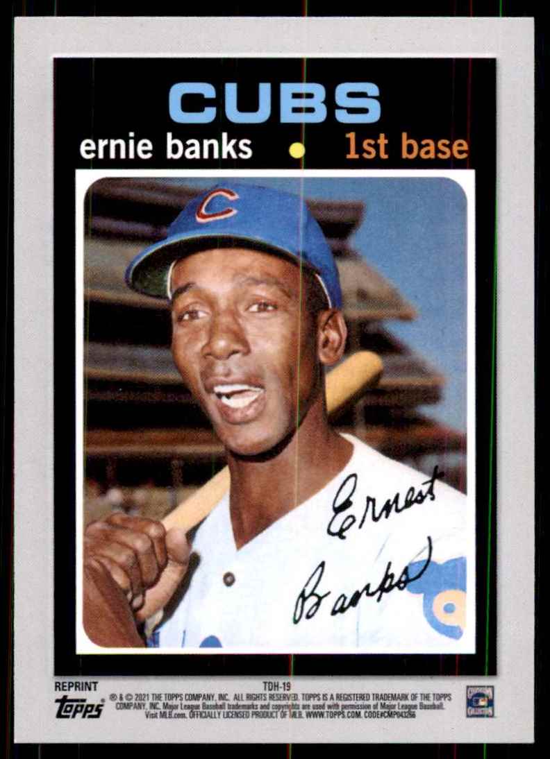 2021 Topps Double Headers Ernie Banks #TDH19 | eBay